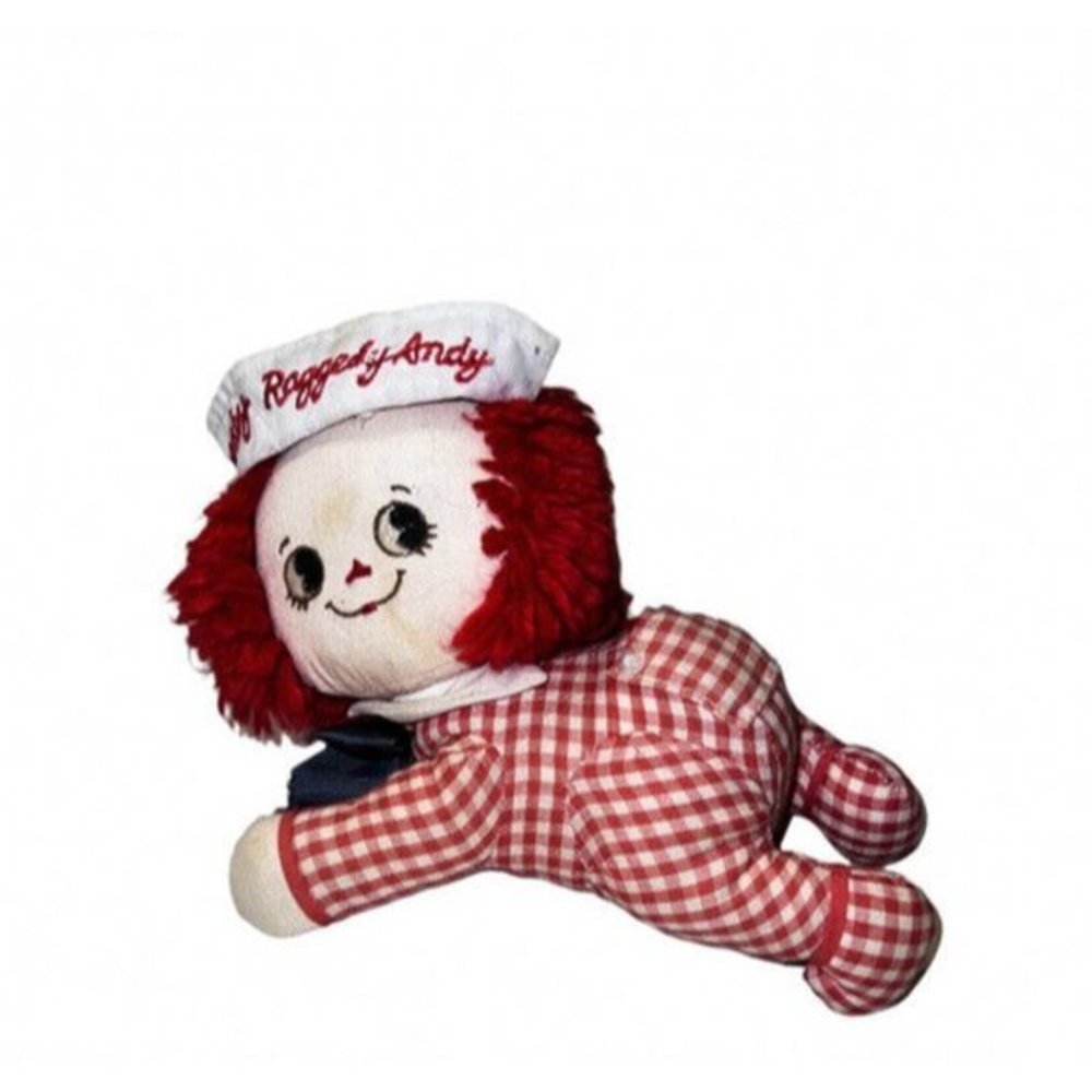 Vintage Applause Antique Baby Raggedy Andy Crawling Plush Doll